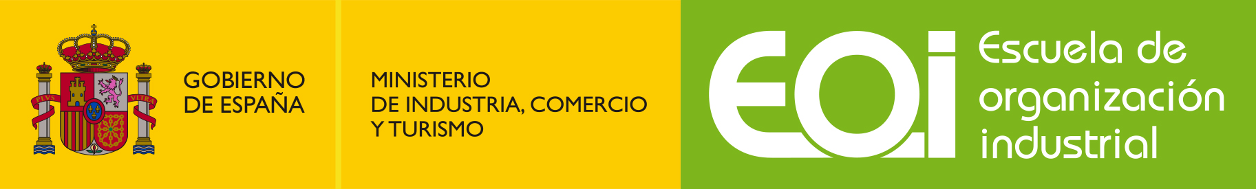 NUEVO logo eoi extendido fondo verde